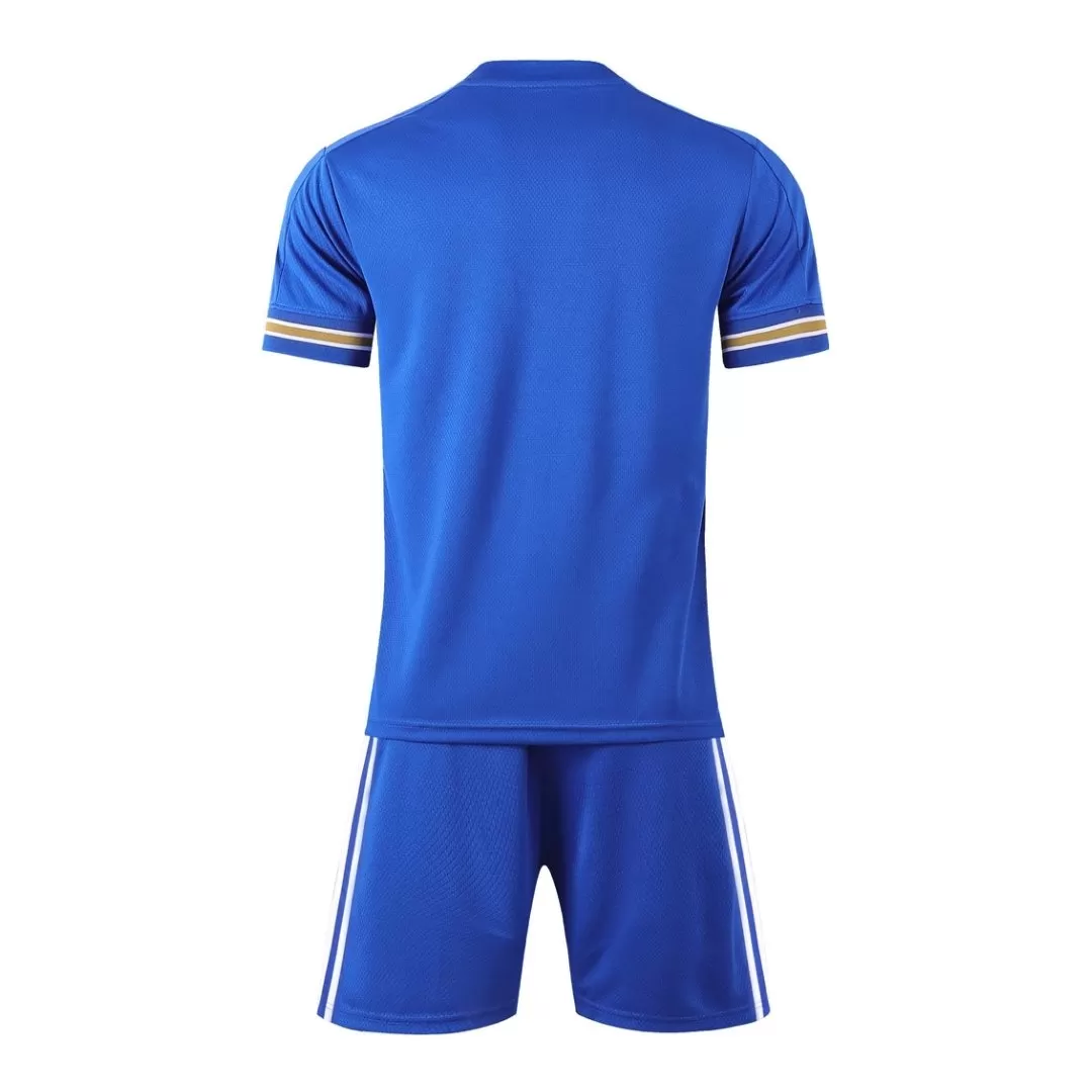 Diseñar Camisetas de Fútbol Minimalista Azul - teamcustomshop