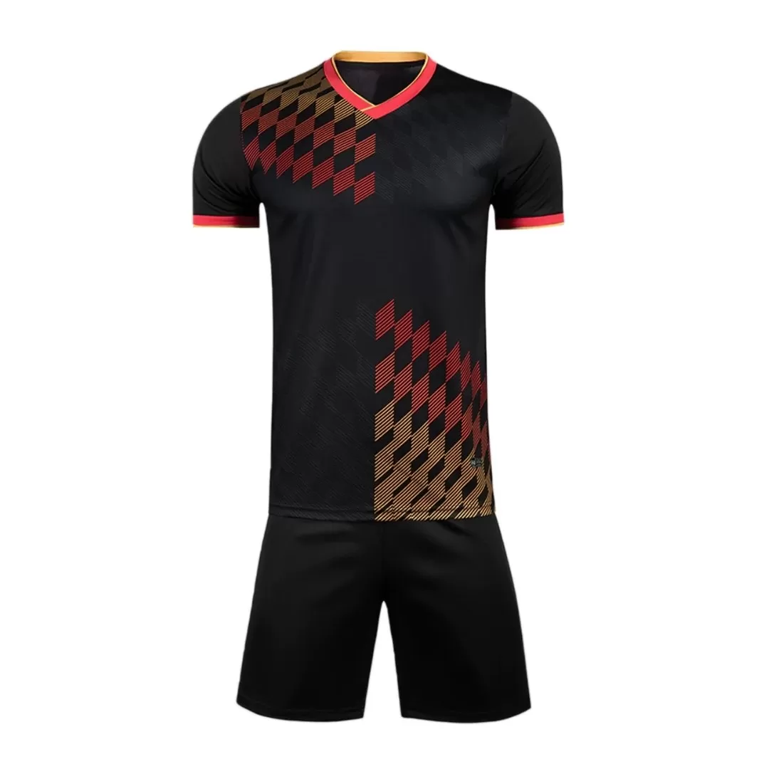 Diseñar Camisetas de Fútbol Rombo Negro - teamcustomshop